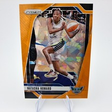 Natasha Howard 2024 Panini - WNBA Prizm Orange Cracked Ice Prizm #130 Fever