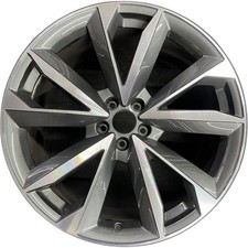 Audi Machined Charcoal SQ7 OEM Wheel 21x9.5 2020-2024 Factory Alloy 12059