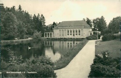 Postcard Bad Brambach I. V. Festhalle (No.769)