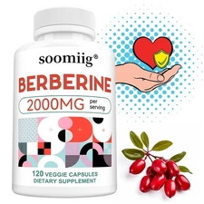 Berberine Supplement Promotes Cholesterol Heart Supports Immune Health 120 Pills