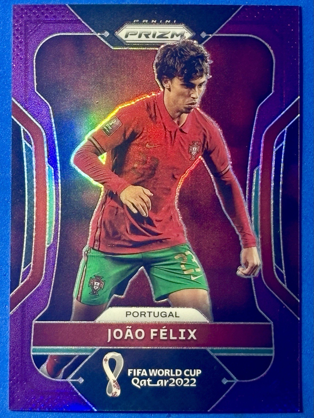 2022 Panini Prizm World Cup Qatar Purple Joao Felix 130/199 #179 Portugal