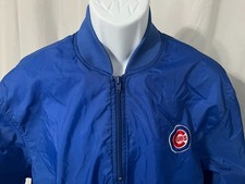   Vintage Starter Mens Chicago Cubs Blue 1/2 ...