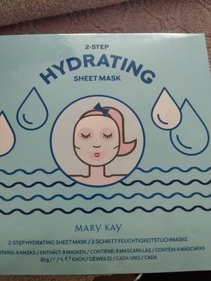 2 Step Hydrating Sheet Mask Feuchtigkeitstuchmasken 8 Stück