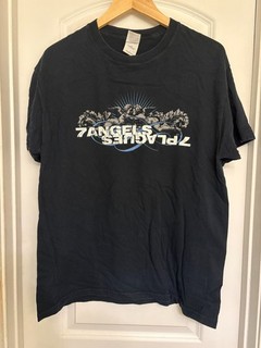 7 angels 7 plagues tshirt black sz L misery signals