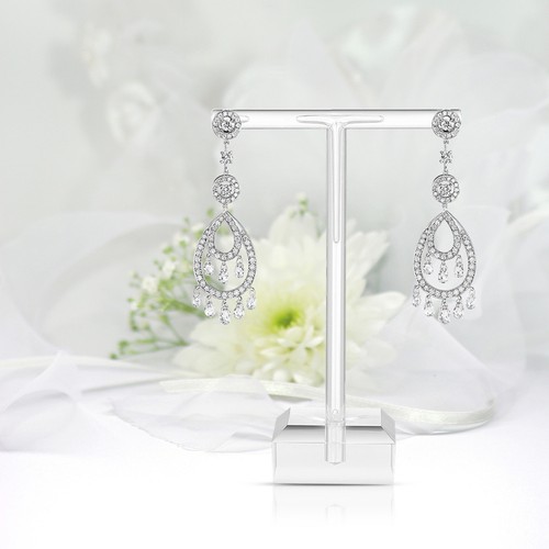 4 Stück Ohrring Display Ständer T Form für Schmuck Organisation - Bild 4 von 12