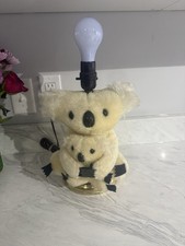 Vintage Koala, Bear Lamp MCM Mommy And Baby Good For Nursery
