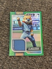 2026 Topps Series 1 Slugger #MAS-SLG Kansas City Mascot Relic Card Green /99 SP