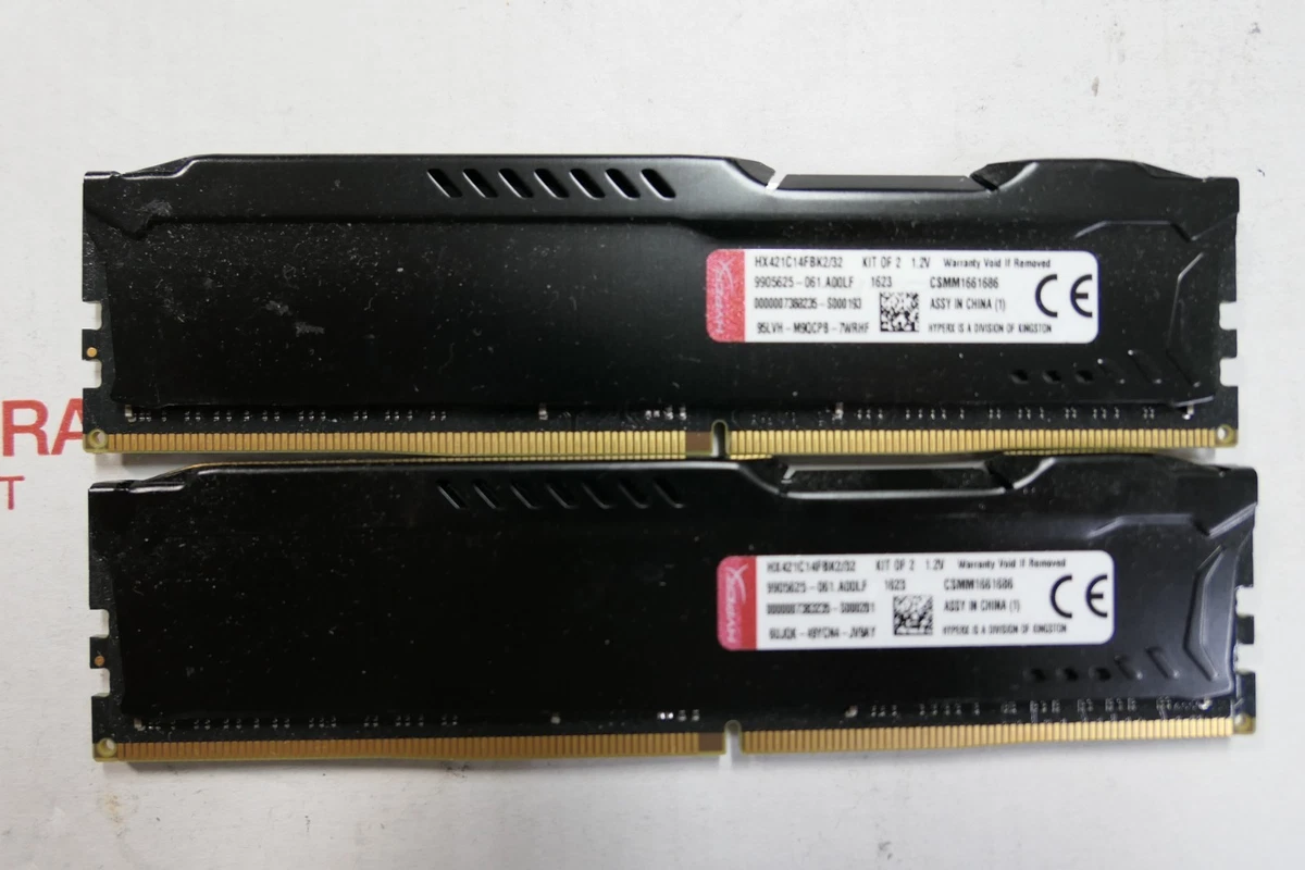 25+ PC4-17000 (DDR4-2133) Bus Speed Computer RAM 32 GB Total