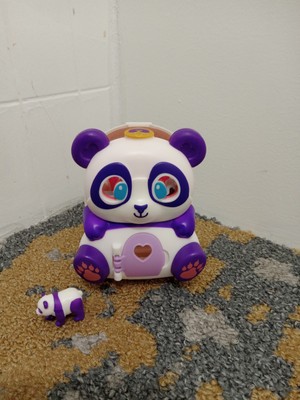Polly Pocket Flip & Find Panda Dual Play Surfaces Compact Playset Incomplete