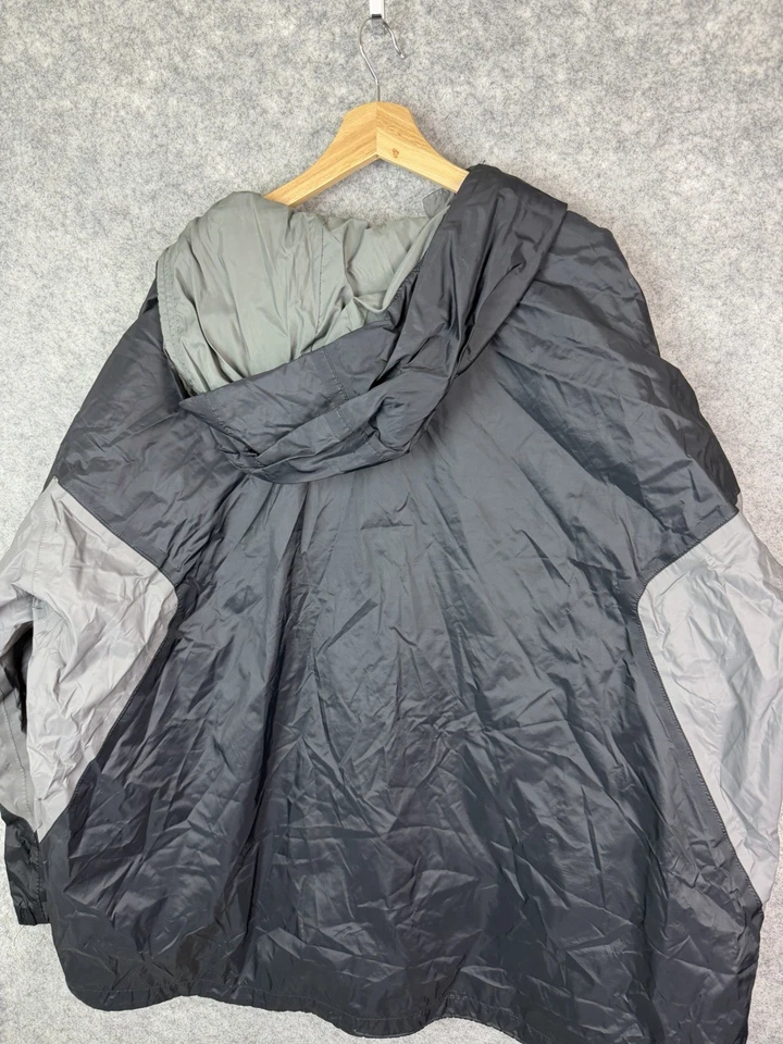 Chaqueta Columbia Para Hombre 4XL Negra Omni-Tech Impermeable Cremallera Completa Exterior Parka Foto 4 de 4