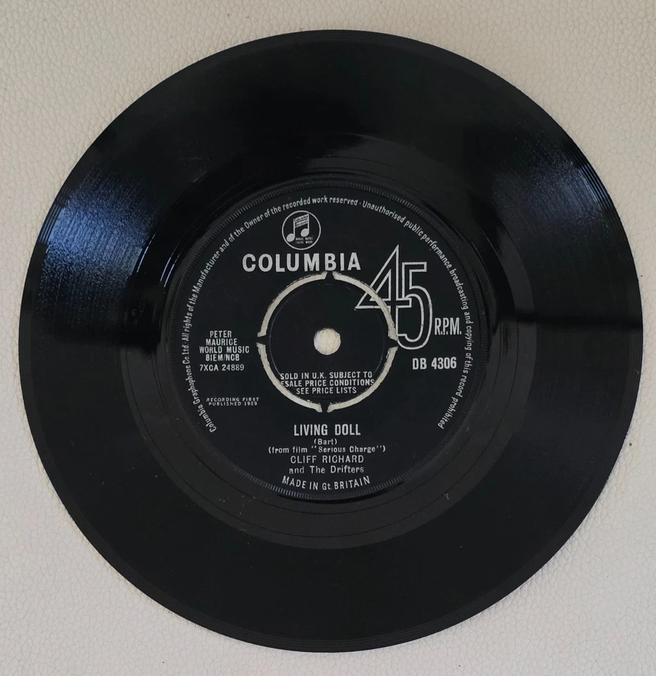 CLIFF RICHARD&THE SHADOWS " APRON STRINGS" UK BLACK SP - Image 3 of 4