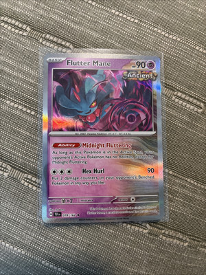 FLUTTER MANE POKEMON TEMPORAL FORCES 078/162 RARE HOLO NM-MINT