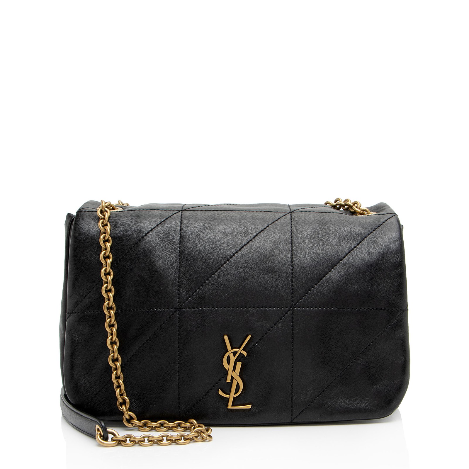 Borsa a tracolla piccola Saint Laurent pelle di agnello Matelasse Monogram Jamie 4.3