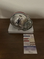 Arvell Reese Autographed Signed Mini Helmet Ohio State Football JSA Cert