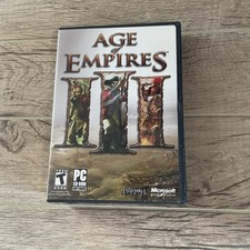 Age Of Empires III Microsoft PC Computer Game 2005 Complete 3 Discs Manual Key