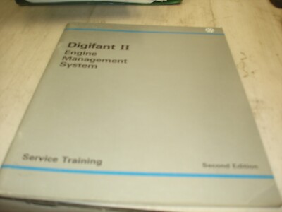 Volkswagen  Digifant 2  II engine management system manual service training