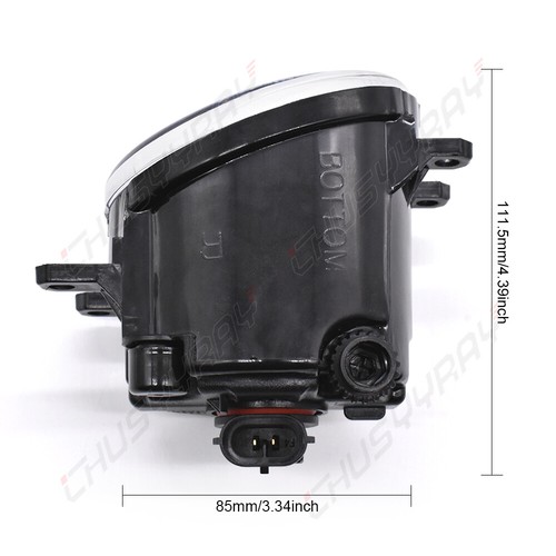 For Lexus RX350/RX450h 2010-2014 LED Front Bumper Fog Lights Lamp w/Clear Lens - Picture 4 of 12