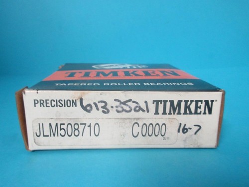 NUOVI CUSCINETTI A PEDAGGIO CONICI TIMKEN PRECISIONE JLM508710-3 C0000 RICAMBIO - Foto 6 di 10