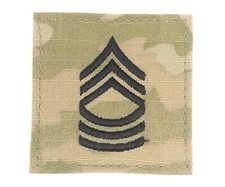 US Army OCP Rank 2x2 With Hook Fastener - E8 Master Sergeant