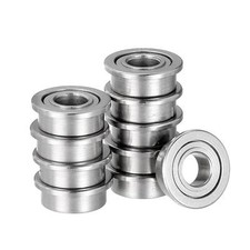 10pcs Deep Groove Ball Bearings 3x6x2.5mm Chrome Steel Double Shield Flanged