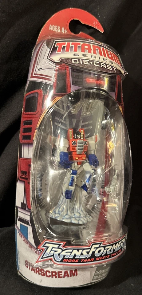 2006 Hasbro Micro Machines Titanium Series Transformers Starscream Die-Cast Fun - Image 4 of 4