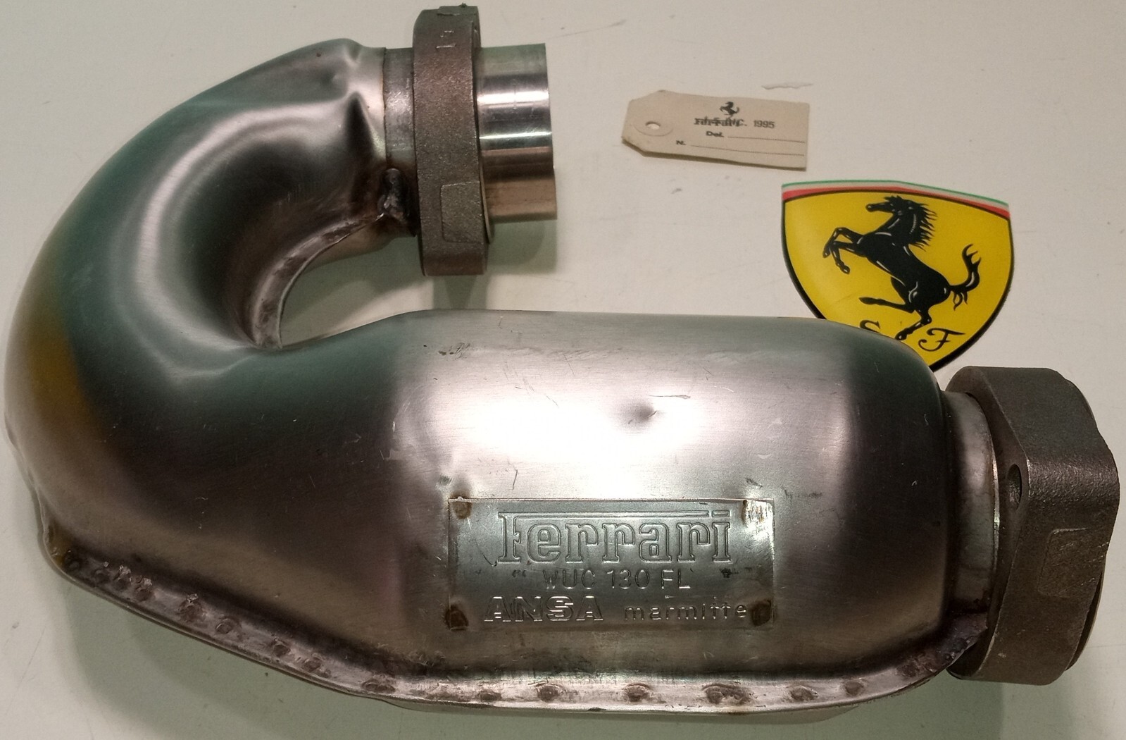 Ferrari F50 Engine Exhaust Pipe Catalytic Converter_Flanges_166827_ANSA_NEW_OE