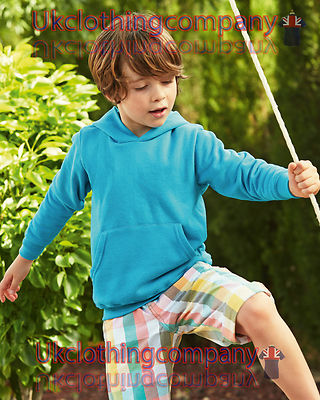 Fruit Of The Loom Kids Boys Girls Classic Hooded Pullover