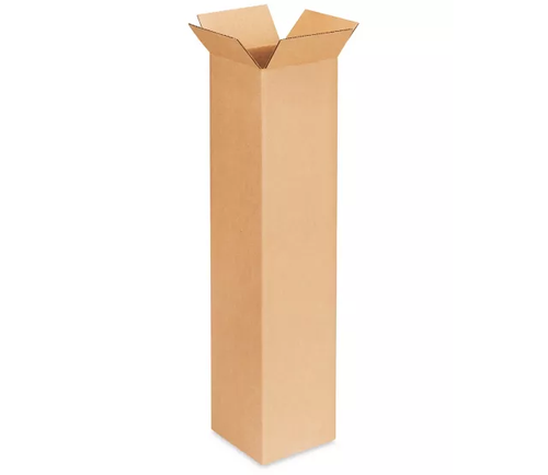 Uline 5 x 5 x 24 Tall Corrugated Boxes - 10 Pack - New