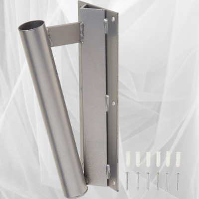 Angled Flat Wall Mount for Advertising Pole Mounting Bracket for Flag Pole