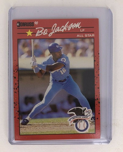 1990 Donruss Bo Jackson All Star #650 Error Card No Period After Inc