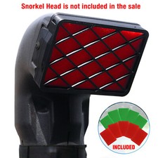 Black Universal Snorkel Pre Filter Cleaner 3inch 150mm X 100mm With 10 X Filters
