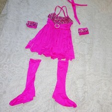  Dance Costume - girls medium child - NEW- Jazz Costumes - Hot Pink