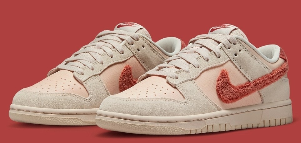 Nike Dunk Low Terry Swoosh Shimmer Mars Stone DZ4706-200 Women's