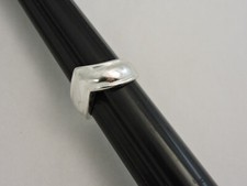 925 Sterling Silver Ring 6 g Size 7 Wide Band