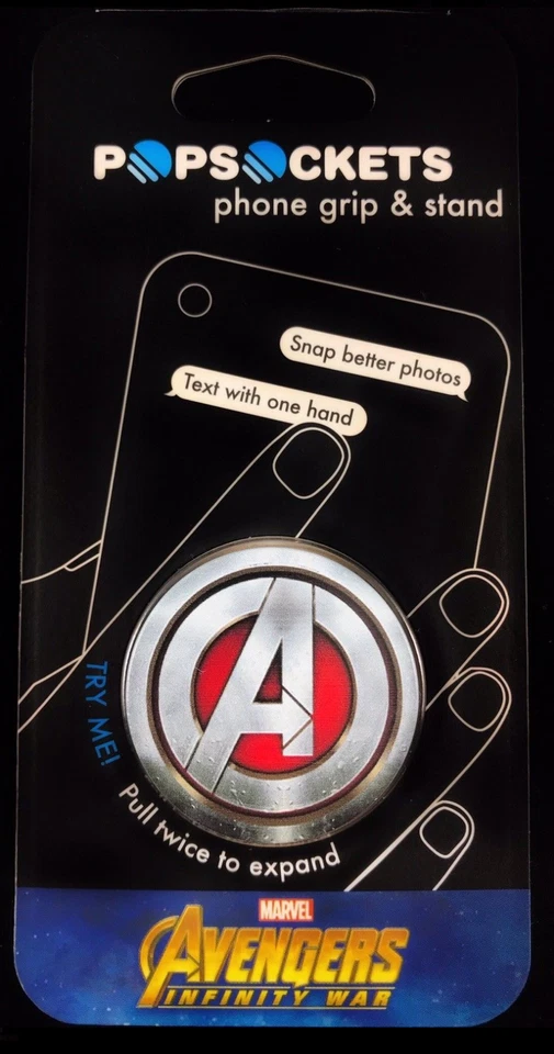 Official Marvel DC Phone Pop Socket Spiderman Iron Man Wonder Woman Batman - Image 3 of 4