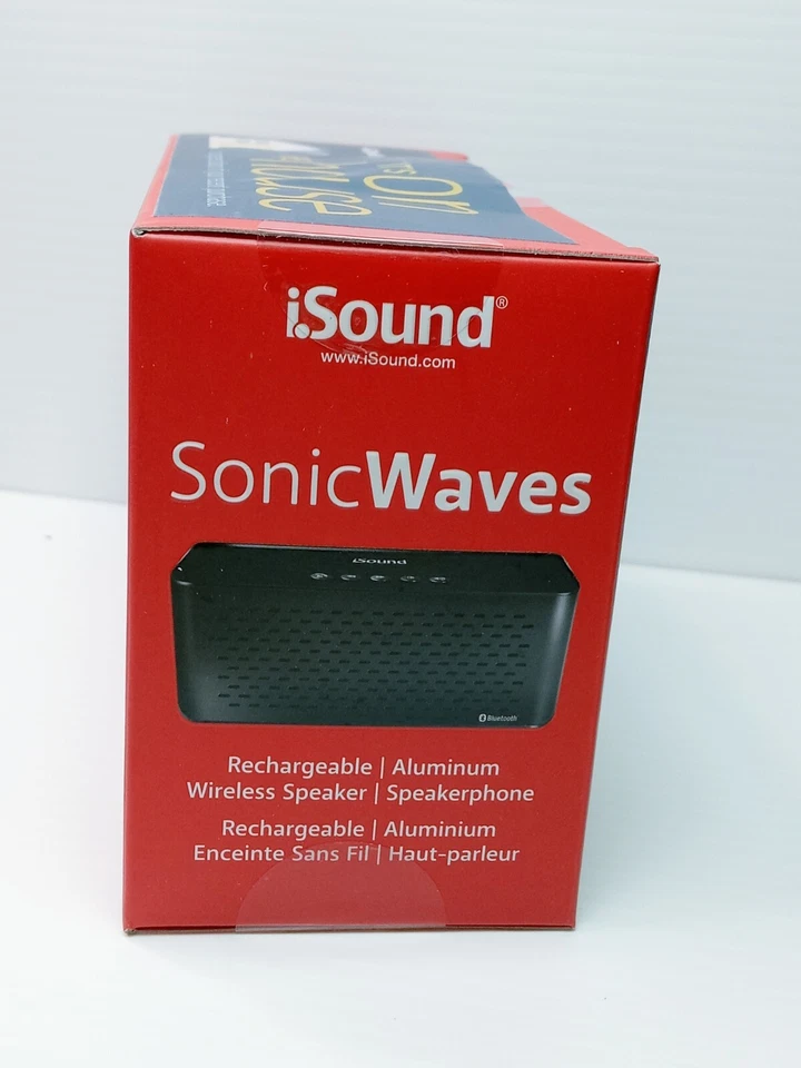 iSound Sonic Waves Bluetooth Speaker With Built-in Microphone NEW  - Image 4 of 4