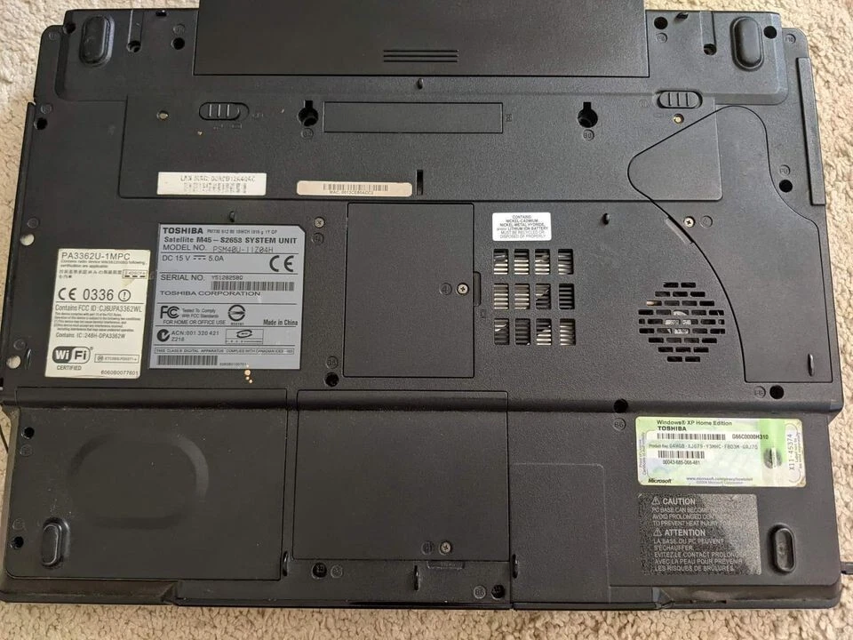 Toshiba Satellite M45-S265 15.4" Notebook - Imagem 2 de 2