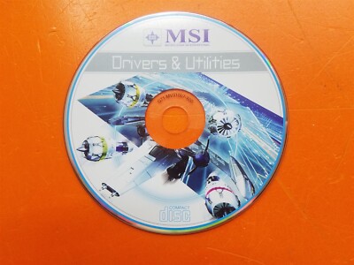       PC Software CD Disc MSI Drivers & Utilities