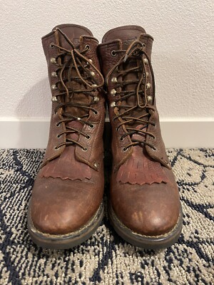 AdTec 1173 9-inch Brown Leather Packer Boots Sz 11 | eBay display picture 2