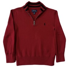 Polo Ralph Lauren Sweater Boys Red With Black Pony
