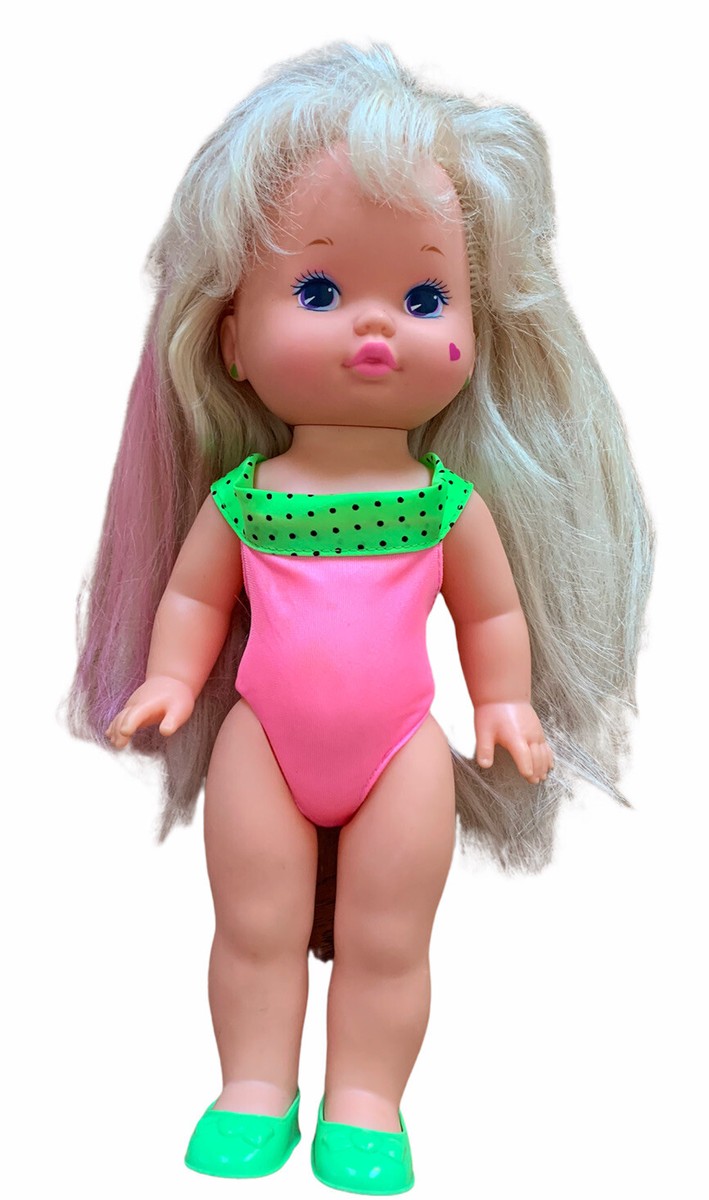 Vintage Mattel Lil' Miss Magic Hair Doll Lil Miss Doll Rainbow Hair 1988