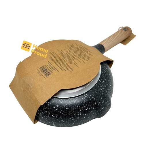 Sartén antiadherente Rae Dunn pequeña 8 pulgadas utensilios de cocina premium gris - Imagen 14 de 17