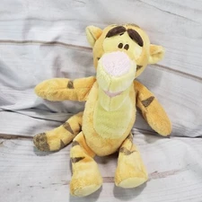 Disney Baby Tigger Plush Toy Rattle Winnie The Pooh Sewn Eyes 12 Inch 2012