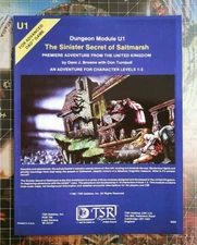 U1 The Sinister Secret of Saltmarsh - Dungeons & Dragons - D&D - AD&D