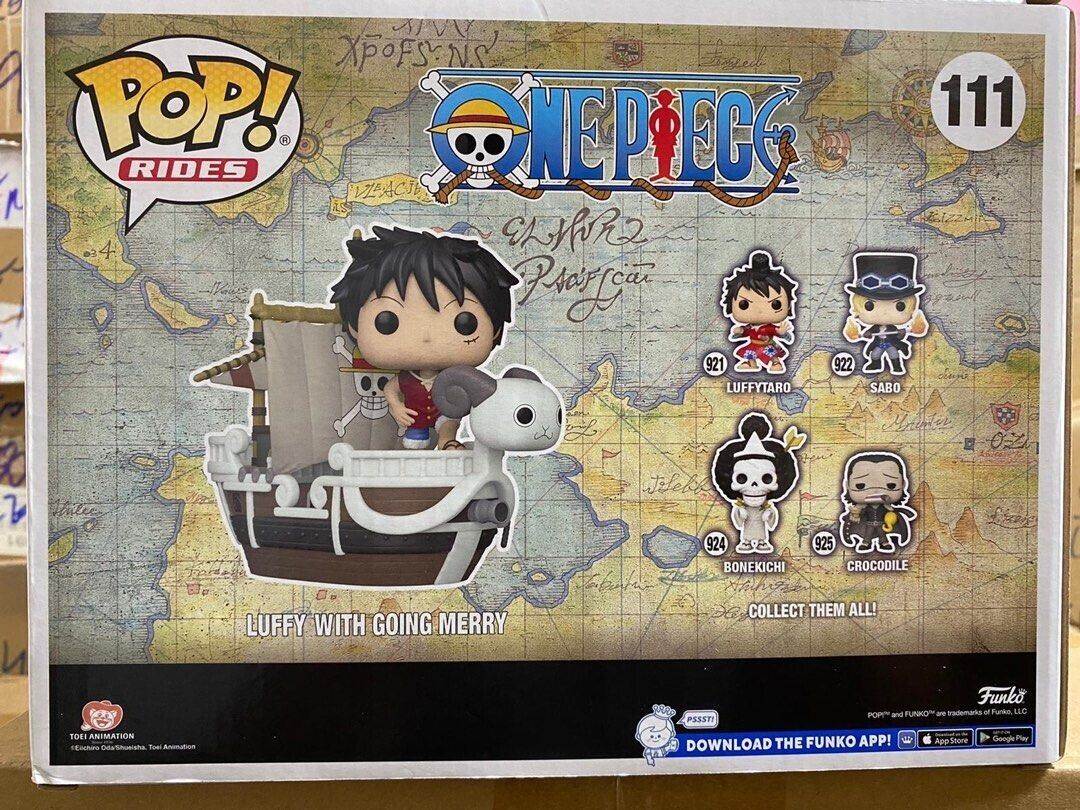 Funko Pop! One Piece Luffy With Going Merry 111 Exclusivo Original - Moça  do Pop - Funko Pop é aqui!