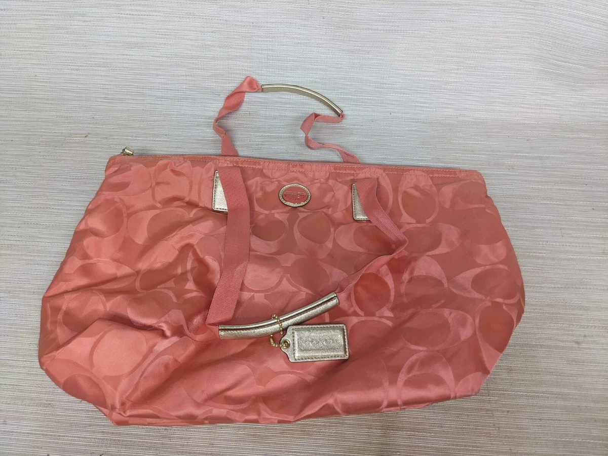 Coach Soft Pink Purse Polyester Coach