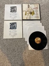Mozart Don Giovanni Philharmonic Symphony 4 Vinyl Bx Set with Full Opera Script