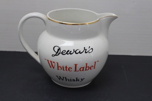 Dewar's White Label Whisky Ceramic Pitcher