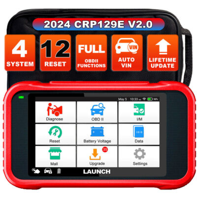 2024 Launch CRP129E V2.0 Car Scanner Engine SRS ABS SAS TPMS EPB Diagnostic Tool