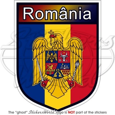 ROMANIA sign ROMANIAN 100mm car sticker, vinyl sticker decal